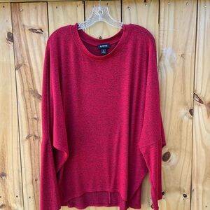 A. Byer Red Long Sleeve Top